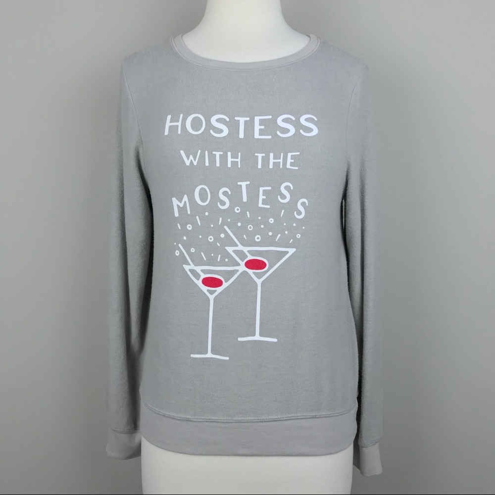 NEW {Wildfox} Hostess With The Mostess Sweatshirt - Picture 2 of 8